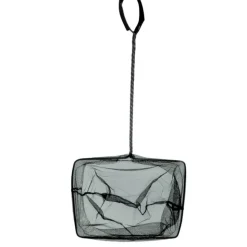 ANIMALLPARADISE - Epuisette filet noir, maille moyenne, 25 cm x 22 x 55 cm, aquarium