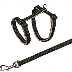 ANIMALLPARADISE - Harnais softline elégance 27-44 cm, avec laisse couleurs aléatoires pour ch