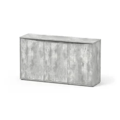 AQUATLANTIS - Meuble pour aquarium Splendid 150 en bois béton - 39,8x149x83 cm