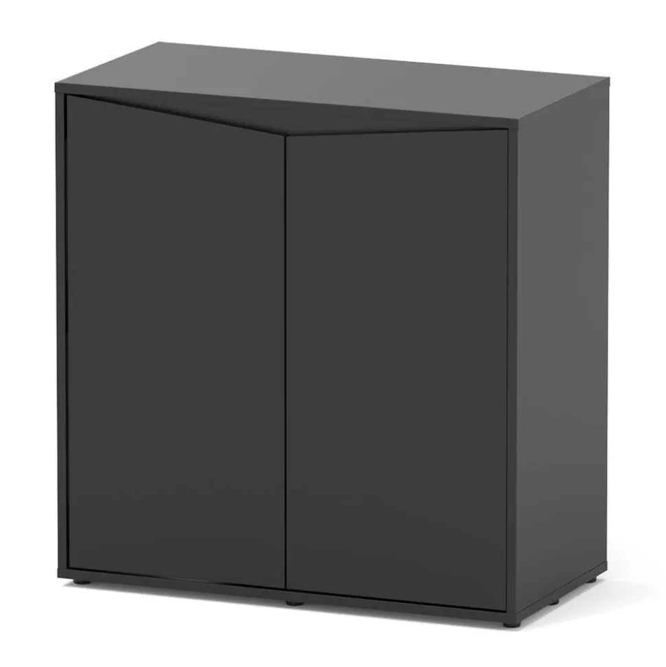 AQUATLANTIS - Meuble pour aquarium Splendid 2 portes Noir L.80xP.40xH.83cm