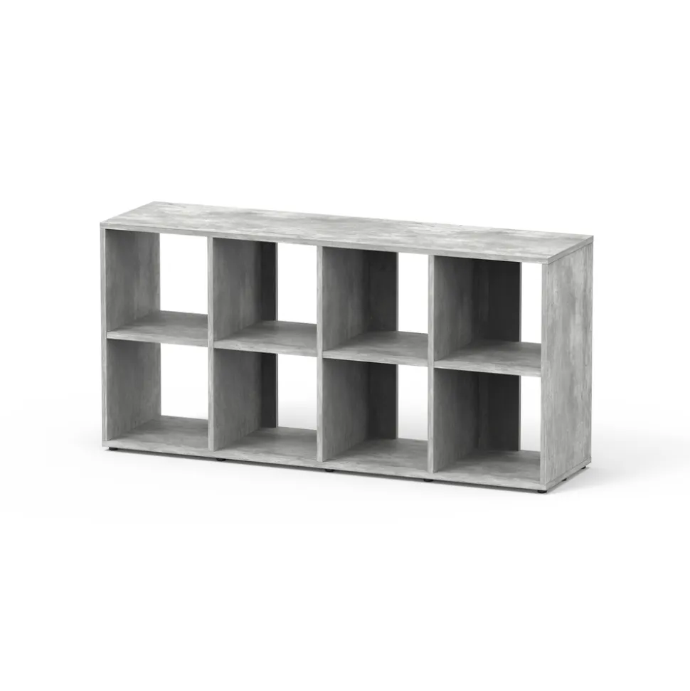 AQUATLANTIS - Meuble pour aquarium Splendid Standard en bois béton - 39,8x149x73 cm