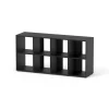 AQUATLANTIS - Meuble pour aquarium Splendid Standard en bois noir - 39,8x149x73 cm