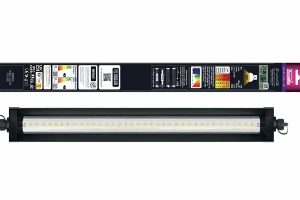 ARCADIA - Lumenize led bar rampe 24w multi-led bluetooth 47 cm - pour reptiles (lézards, serpents, tortues) et plantes