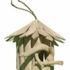 ARTXLIGHT - Nichoir rond en bois d'albésia 20 x 18 cm