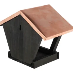 BEST FOR BIRDS - Mangeoire murale en pin et cuivre