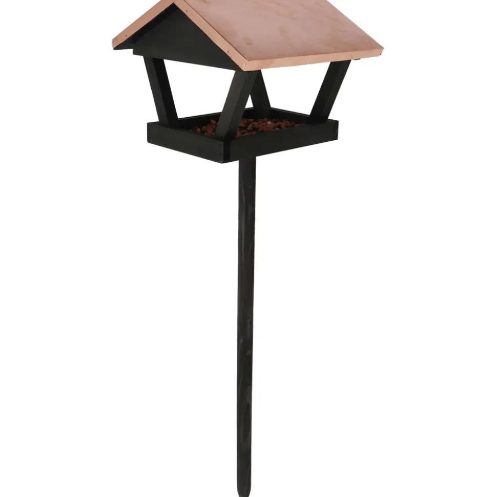 BEST FOR BIRDS - Mangeoire à oiseaux sur pique en pin et cuivre