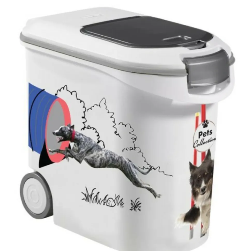 CURVER - Conteneur a croquettes - 35l/12 kg - pets collection - pour chien