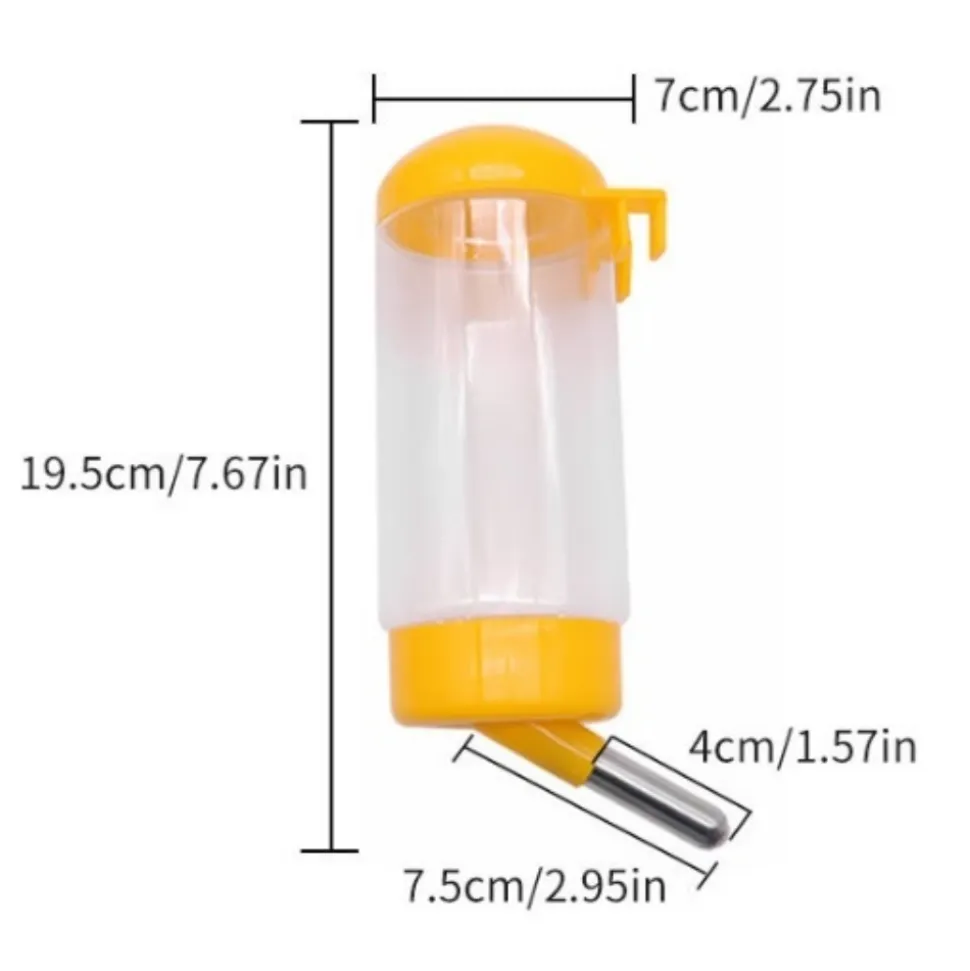 DOWNYPAWS - Abreuvoir - 400 ml, pour hamster, cochon d'indé etc.