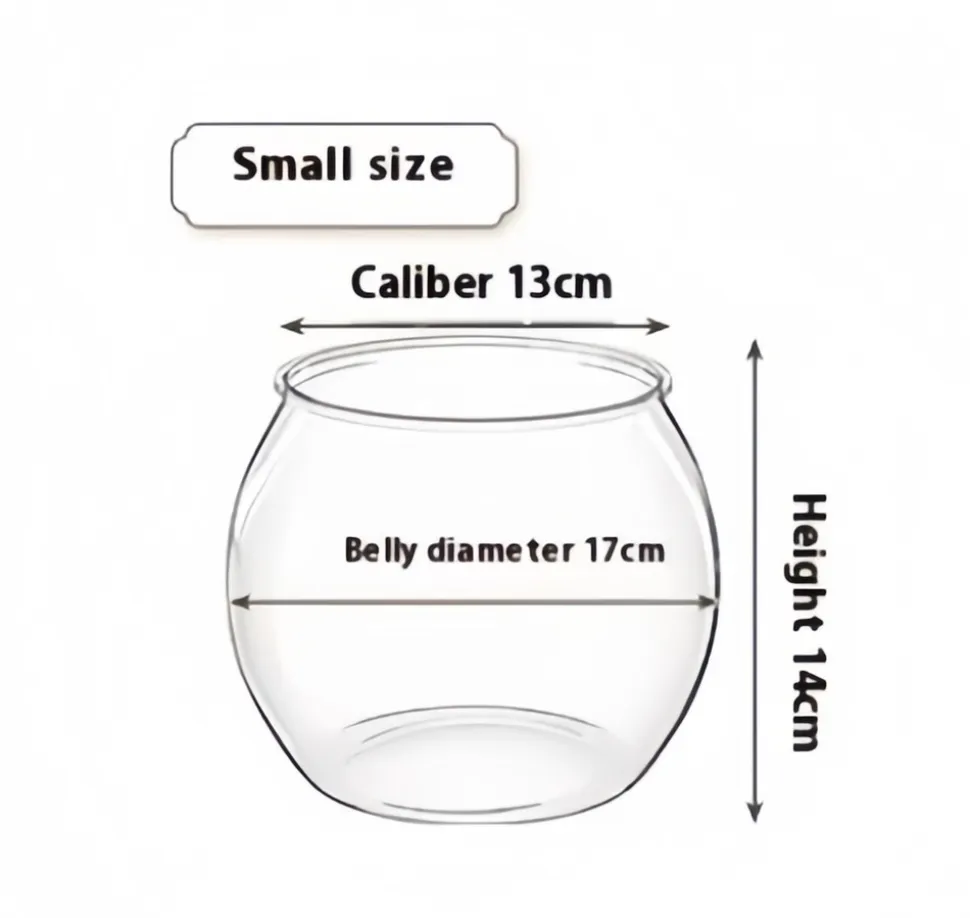 DOWNYPAWS - Aquarium en plastique transparent: petit aquarium pour bureau micro paysage et aménagement paysager écologique pour tortues