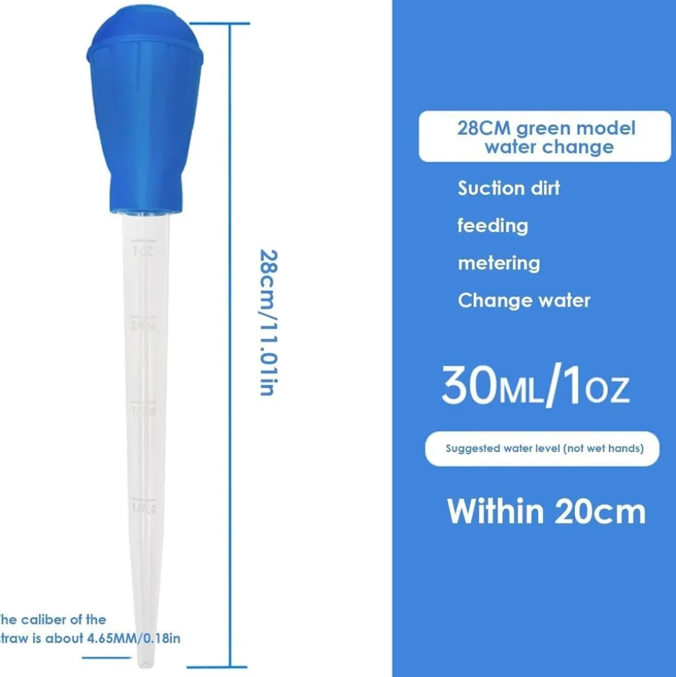 DOWNYPAWS - Aspirateur à détritus pour aquarium - 28.5cm