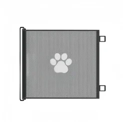 DOWNYPAWS - Barrière de protection pliable et portable: filet d'isolement sécuritaire pour chats et chiens