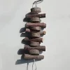 DOWNYPAWS - Boucles de bois de pomme pour rongeurs, snacks et jouets de mastication longue bande