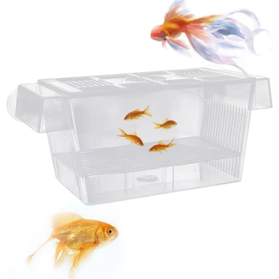DOWNYPAWS - Box flottante double paroi avec ventouse - élevage alevins