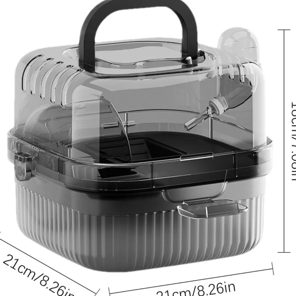 DOWNYPAWS - Cage transparente portable pour petit animal