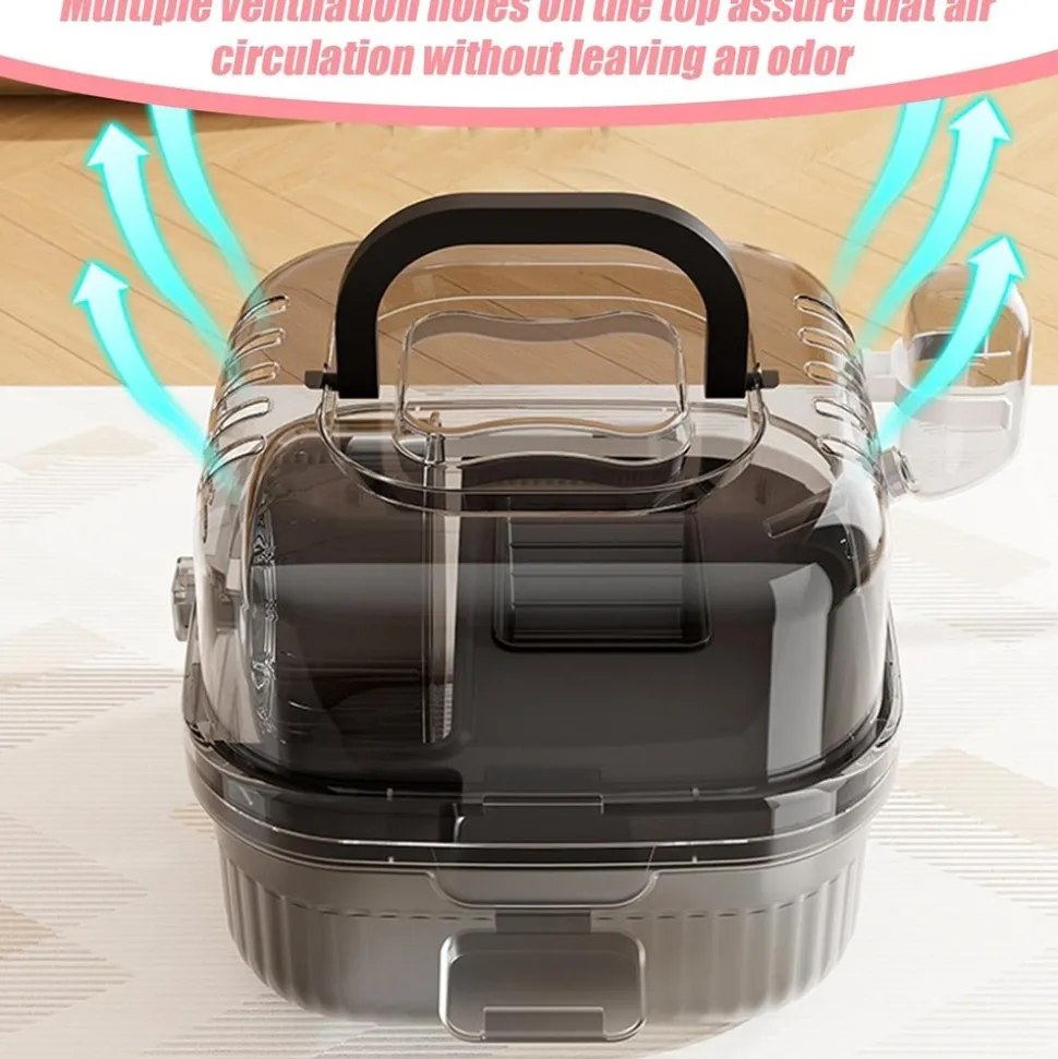 DOWNYPAWS - Cage transparente portable pour petit animal