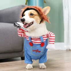 DOWNYPAWS - Costume de poupée amusante pour petit chien