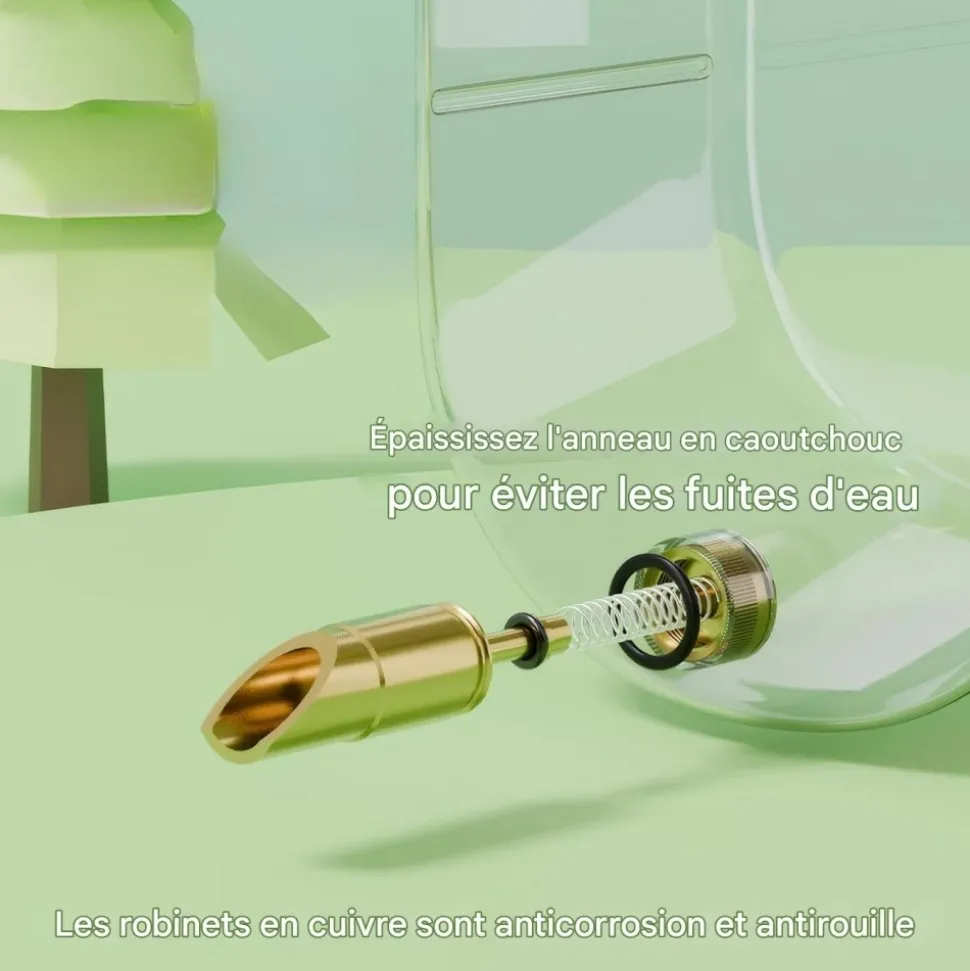 DOWNYPAWS - Distributeur eau - suspendue abreuvoir automatique anti - goutte