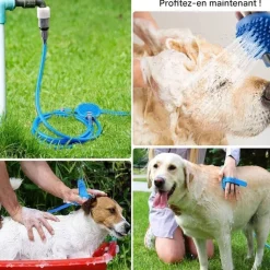 DOWNYPAWS - 3 en 1pomme de douche