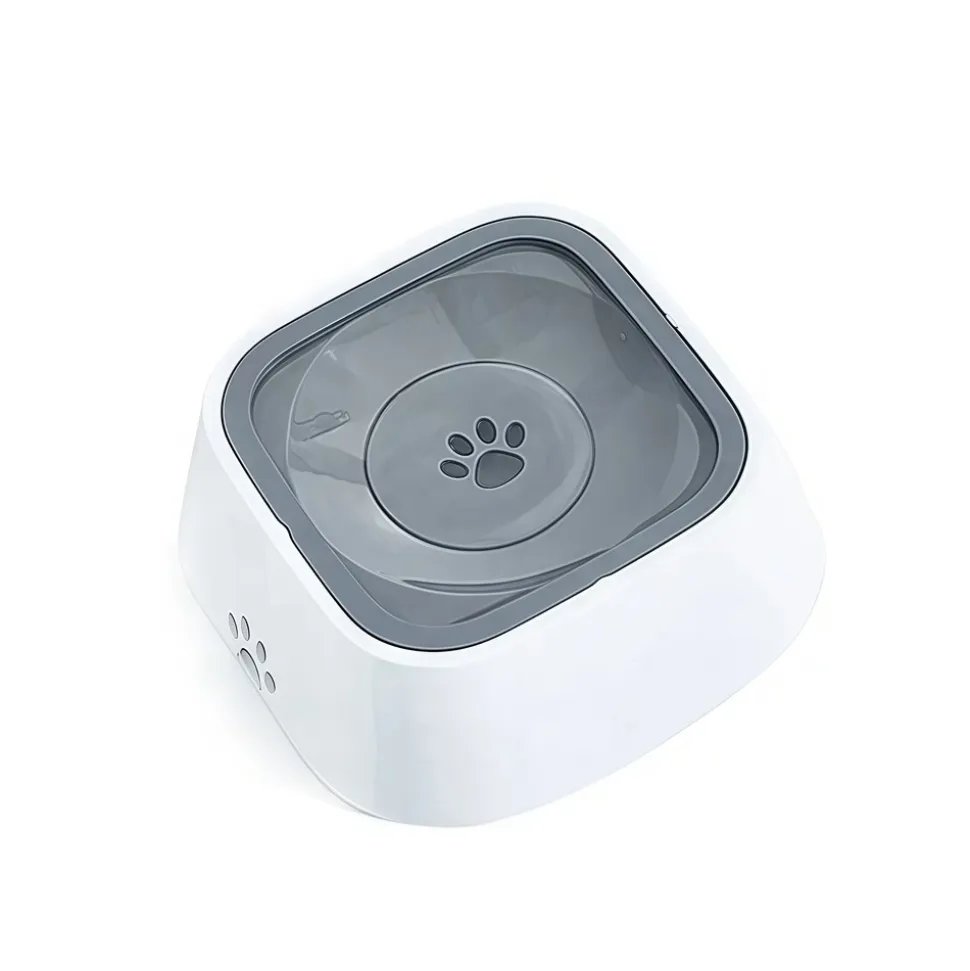 DOWNYPAWS - Fontaine à eau flottante anti-éclaboussures pour chien de compagnie