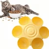 DOWNYPAWS - Gamelle en forme de fleur - 6 gamelles antidérapantes de qualité