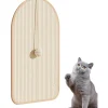 DOWNYPAWS - Griffoir pour chat-tapis à griffespour chat avec balle-55*30cm