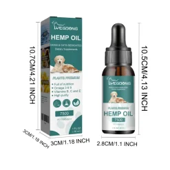 DOWNYPAWS - Huile de soin pour animaux de compagnie, 30 ml