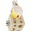 DOWNYPAWS - Jouet à mâcher - en bois de pin, avec trous, durable
