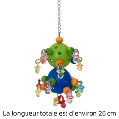 DOWNYPAWS - Jouet pour perroquets
