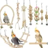 DOWNYPAWS - Jouets cage oiseaux - balançoire et hamac suspendu