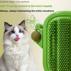 DOWNYPAWS - Jouets à gratter et à peigner pour chats- installables sur mur ou pieds de table