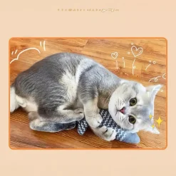 DOWNYPAWS - Jouets pour chats: simulation d'herbe à chat poisson teaser dentition