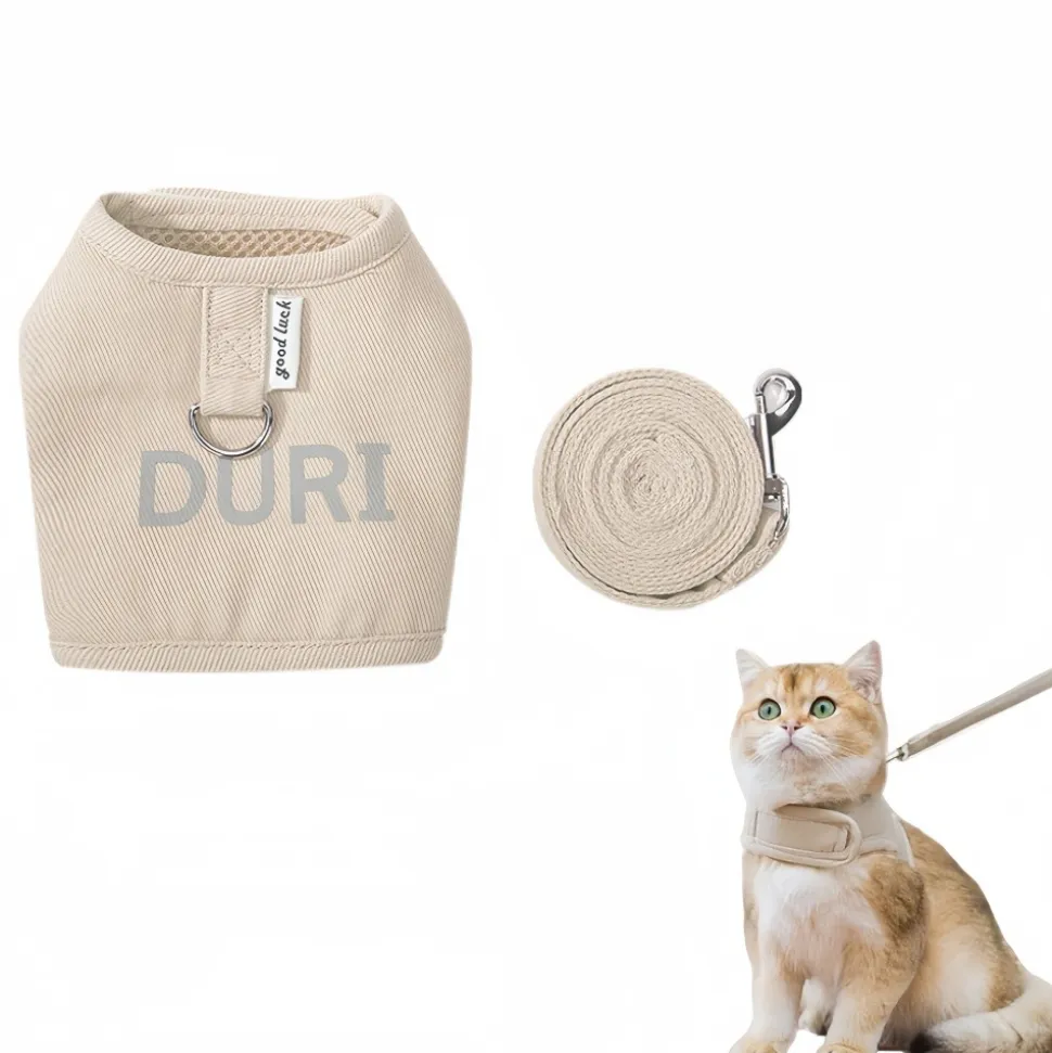 DOWNYPAWS - Laisse et harnais pour chat-s