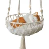 DOWNYPAWS - Lit Suspendu Pour Chat, Panier Hamac En Corde Tissée