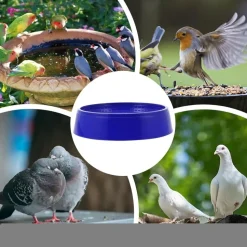 DOWNYPAWS - Lot de 8 bols plastiques réutilisables pour pigeons
