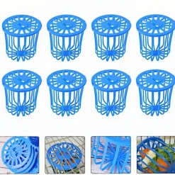 DOWNYPAWS - Lot de 8 paniers d'alimentation pour perroquets