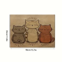 DOWNYPAWS - Tapis pour gamelles en boue de diatomée