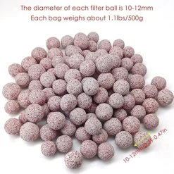 DTOPBUYAGE - Boule bio 500g pour purification eau aquarium