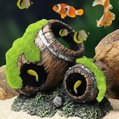 DTOPBUYAGE - Décoration d'aquarium en résine