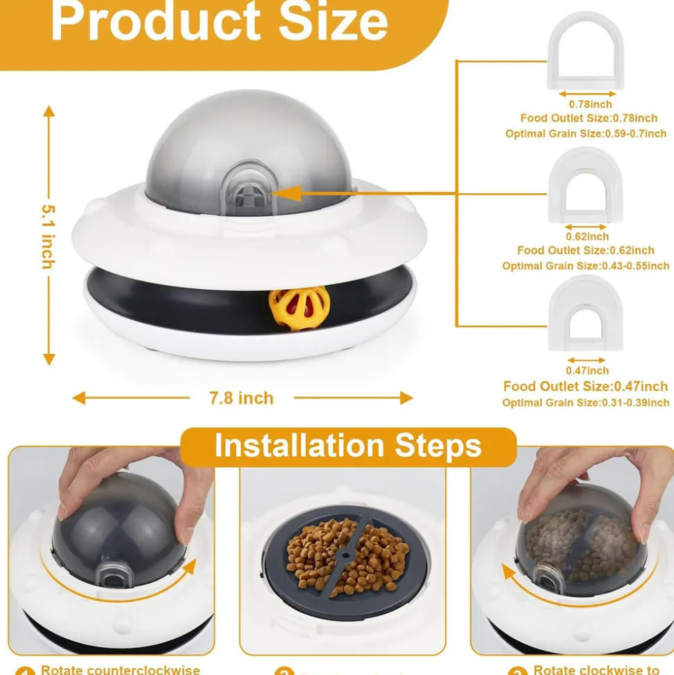 DTOPBUYAGE - Dtopbuyage distributeur alimentaire interactif pour chats