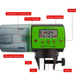 DTOPBUYAGE - Dtopbuyage distributeur d'aliments pour poissons intelligent réglable