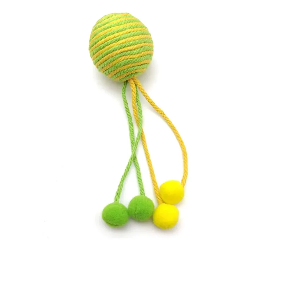 DTOPBUYAGE - Dtopbuyage jouets pour chats : boules de coton avec sonnette
