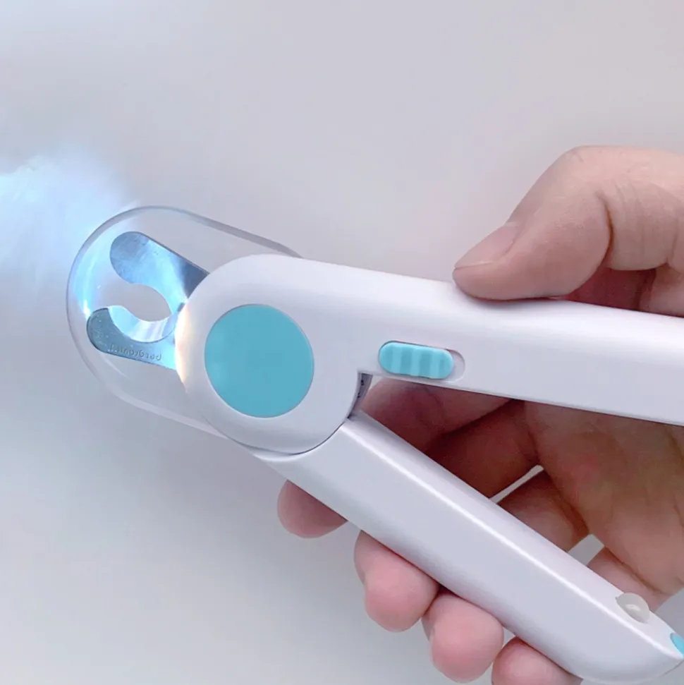 DTOPBUYAGE - Dtopbuyage limoir et ciseau d'ongles avec led pour chats et chiens