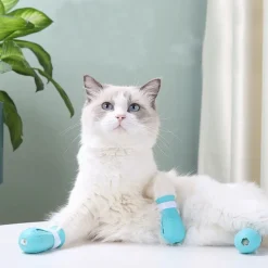 DTOPBUYAGE - Dtopbuyage protections de pattes en silicone pour chats