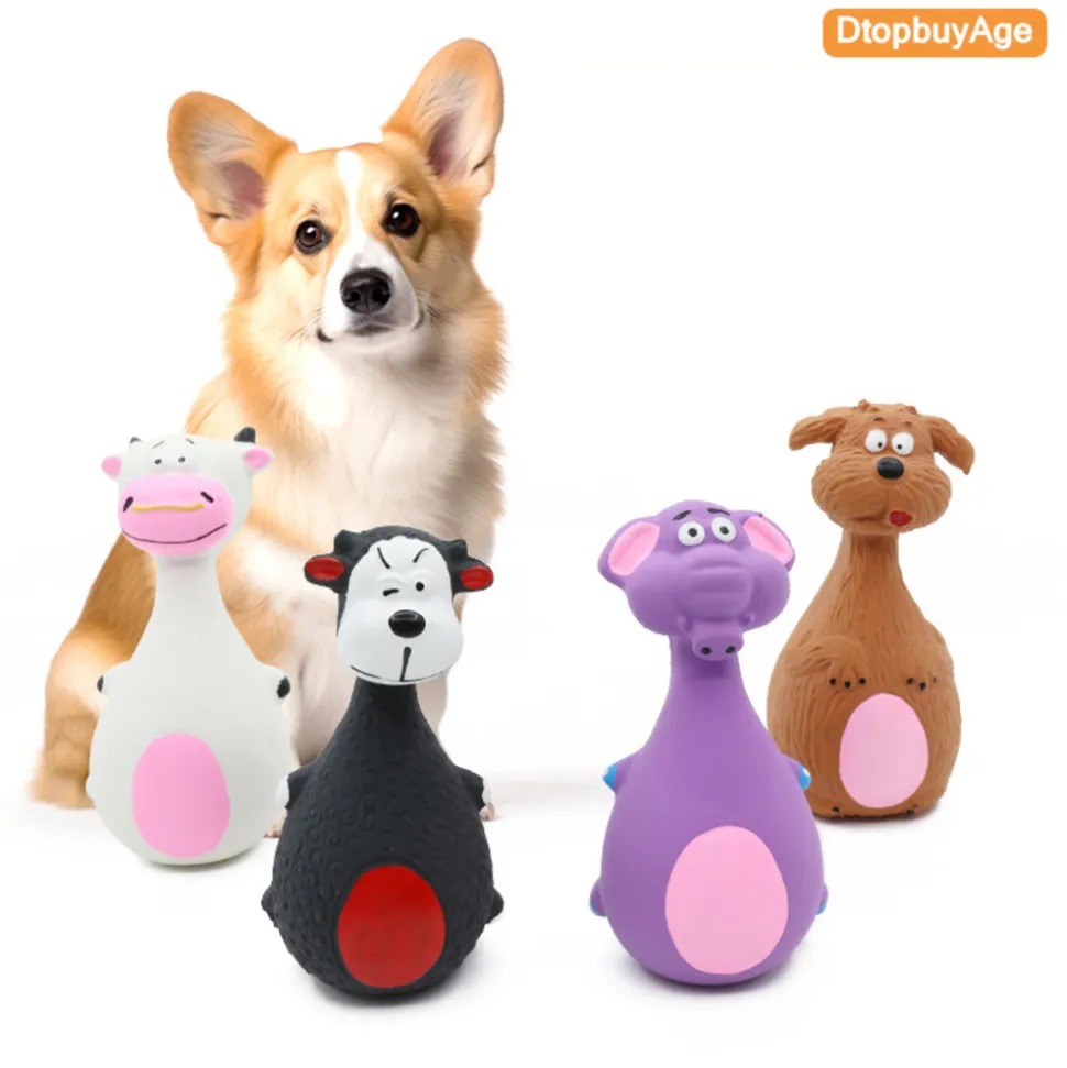 DTOPBUYAGE - Jouet couineur pour chien 4 pièces dtopbuyage