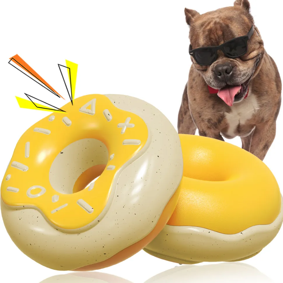 DTOPBUYAGE - Jouets pour chien - indestructibles, résistants et interactifs
