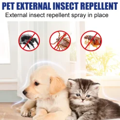 DTOPBUYAGE - Spray anti-puces pour animaux de compagnie 100 ml