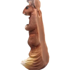 FARMWOOD ANIMALS - Mangeoire écureuil sur arbre en résine 11x9x27 cm