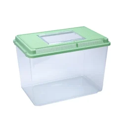 Ferplast aquarium en plastique geo maxi bac 21 l conteneur pour petits animaux, aquarium, terrarium, insectes, bac à tortues,