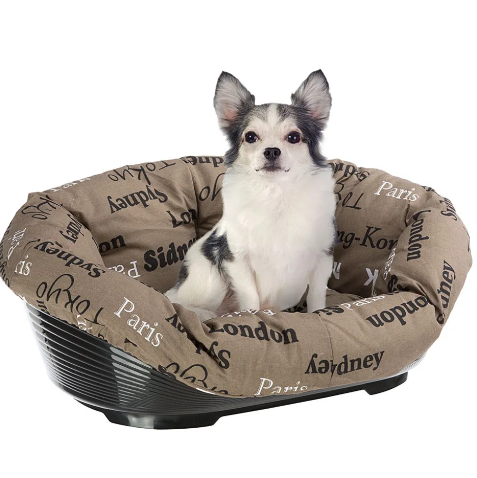 Ferplast coussin pour panier chien et chat sofa' 4, en coton, matelas coussin rembourré pour lit pour chien et chat d'intérieur,