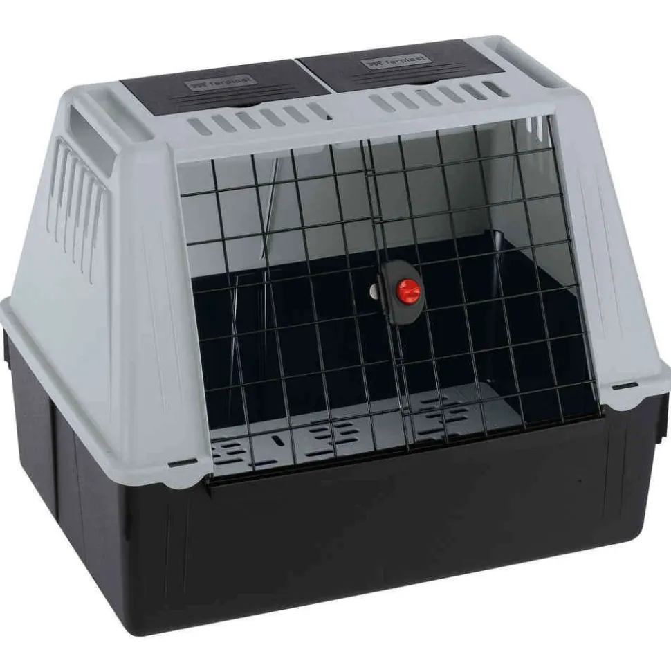 FERPLAST - Panier de transport Atlas Car 80 : gris plastique